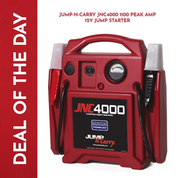 新品） Jump-N-Carry JNC4000 1100 Peak Amp 12V Jump Starter 最安販売中 